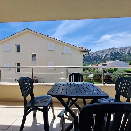 With A Parking Space Baska, Krk - 19206 Apartment Baška